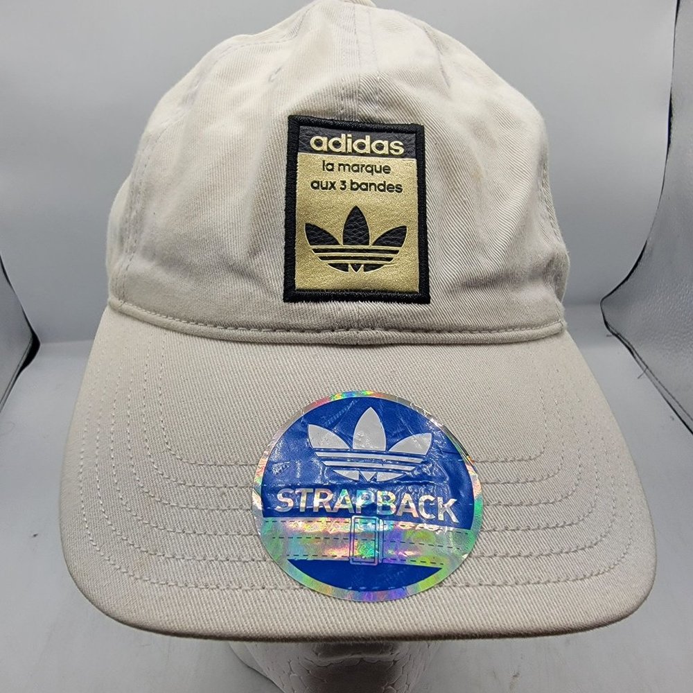 Adidas Adults Unisex White Hat Strapback Cap Adjustable Casual Outdoors